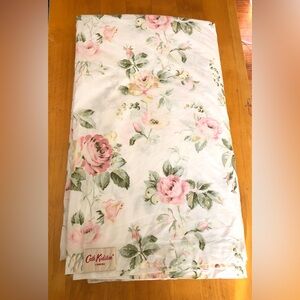 Cath Kidston KING Duvet FLORAL Roses Pastel 100% Cotton Percale Shabby Chic